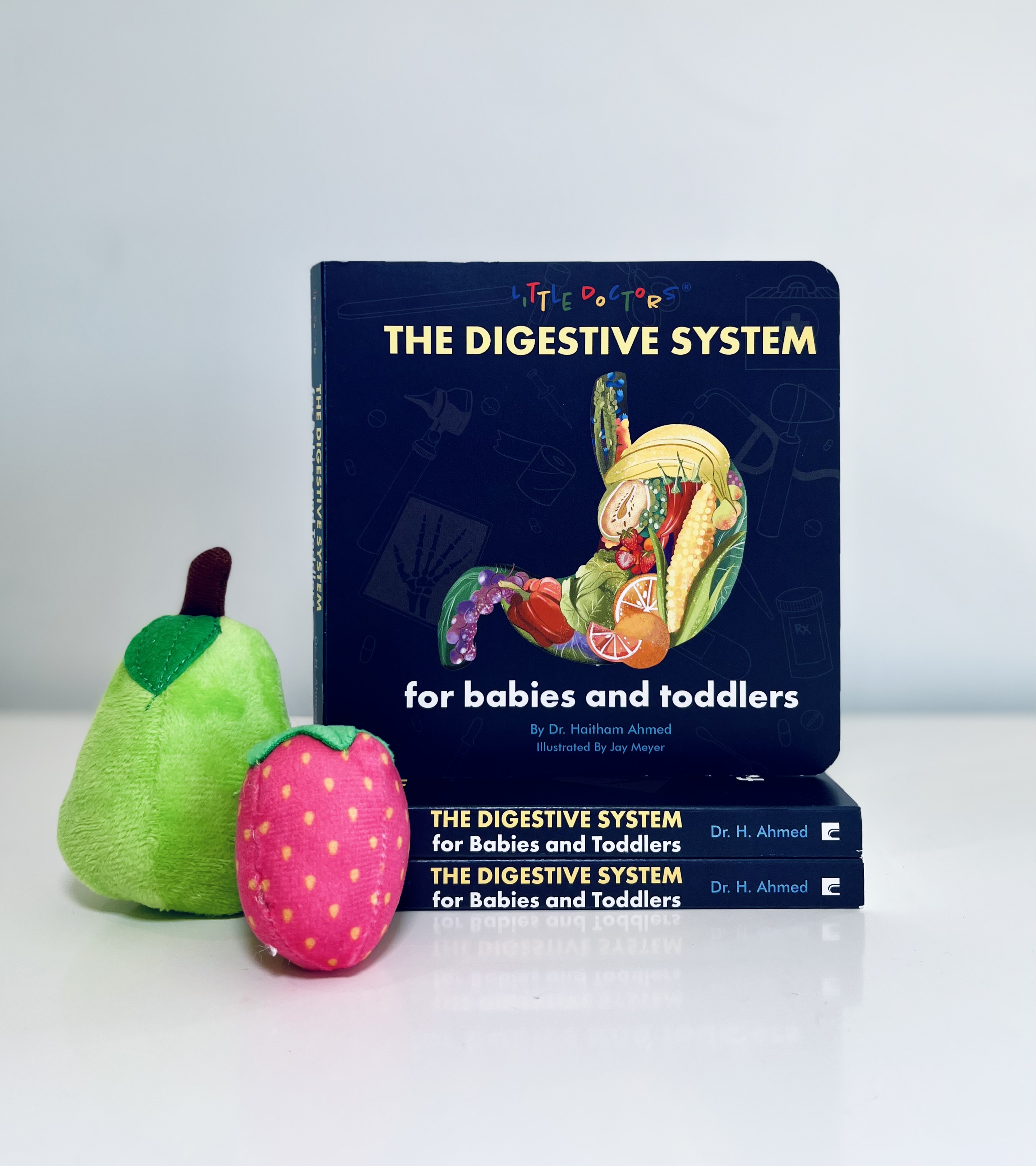 Child reading Little Doctors STEM book
